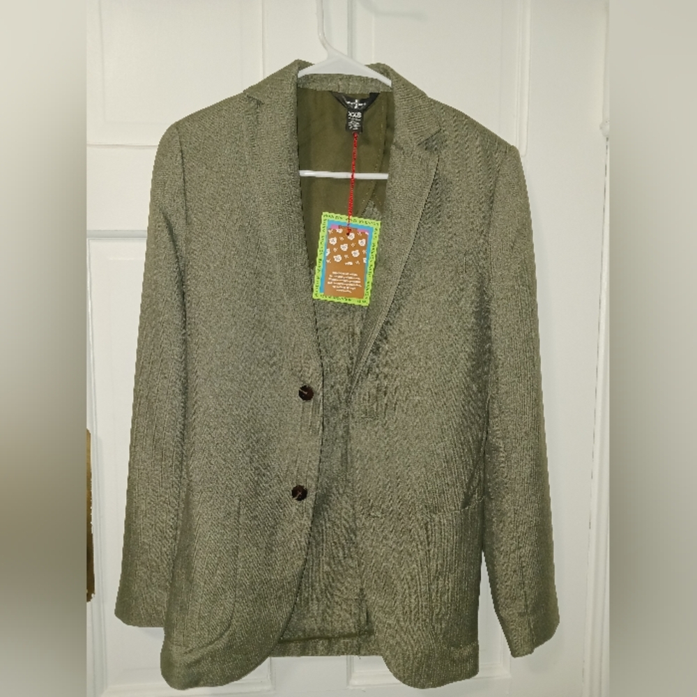 Houston White Target Blazer, Moss Green Sz XXS Retail $60